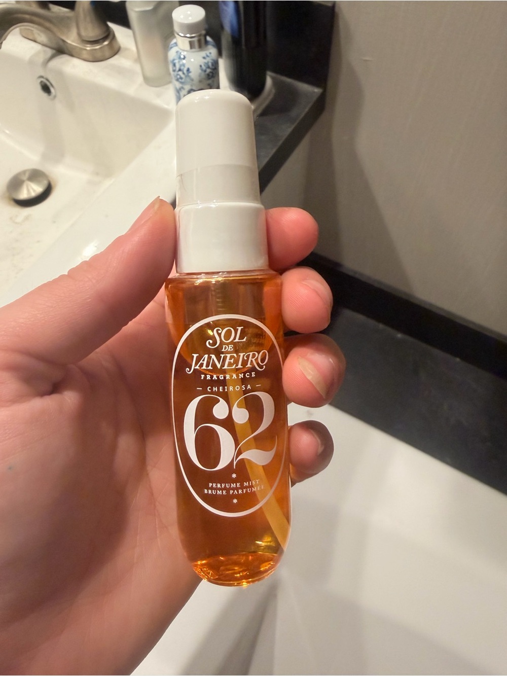 Sol de Janeiro 62 Perfume Mist - Amber Orange Bottle ( travel sized/ min) new